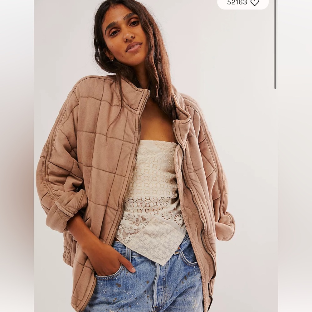 Dolman Quilted Knit Jacket small